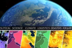 Geopolitical Earth Planet for Unity 3D model