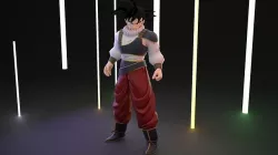 Goku yardrat Outfit 3D model
