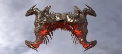 Hades Underworld Dragon statue deity 3D model