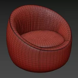 Hana Armchair 3D model
