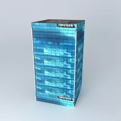 Hana Bank 3D model