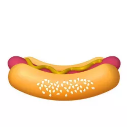 Hot Dog Cartoon 3D model