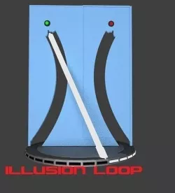 Illusion loop Low-poly 3D model