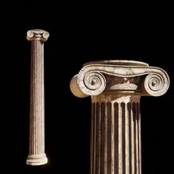 Ionic Column 3D model