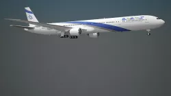 Israel Airlines 777 300 3D model
