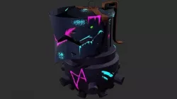 Jinx Grenade Low-poly 3D model