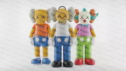 Kaws Bart Simpson x Krusty the Clown  x Homer Simpson Textured Low-poly 3D model