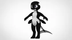 Killer Whale Orca  Low-poly 3D model
