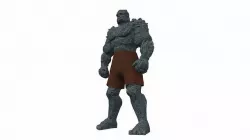 Korg kronan base - stone warrior from comics 3D model