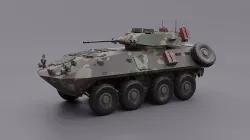 LAV 25 US Army Light Armoured Vehicle 3D model