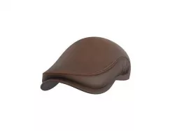 Leather Flat Cap 3D model