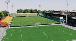 LFF Stadium - Vilnius Lithuania 3D model