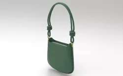 Luna Knotted Handle Hobo Bag 3D model