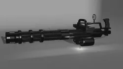 M134 minigun 3D model