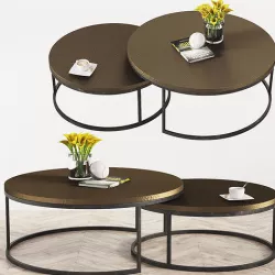 Malay Nested Coffee Tables Boydblue 3D model