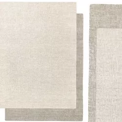 MATRICE HAND-KNOTTED WOOL and SILK RUG 3D model