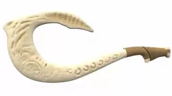 Maui hook from the cartoon Moana 3D model