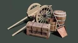 Medieval Props Lite 3D model