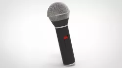 Microphone 3D model