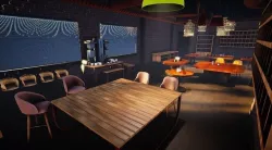 Modern Restaurant and Cafe  - Props Pack Low-poly 3D models Low-poly 3D model