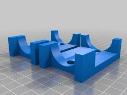 My Customized Parametric Drill Guide for Z-axis Pipes Mostly Printed CNC