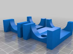 My Customized Parametric Drill Guide for Z-axis Pipes Mostly Printed CNC