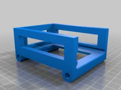 My Customized Raspberry Pi 4 1U rack-mount bracket