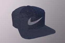 NIKE SNAPBACK CAP PBR Low-poly 3D model