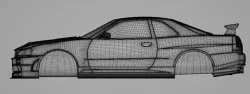 NISSAN GTR R34 Z TUNE 3D model