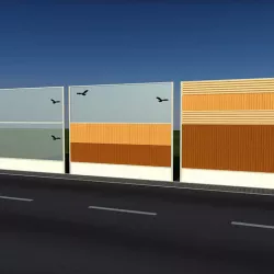 Noise barrier big 3D model
