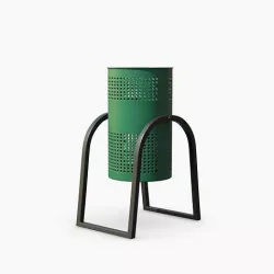 Perforated Trashcan 3D model