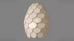 Phillipa Capiz Pendant 3D model