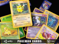 Pokemon Cards Low-poly 3D model
