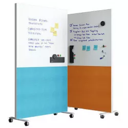 PolyVision - WhiteBoard Texture Mobile Acoustic Panel 3D model