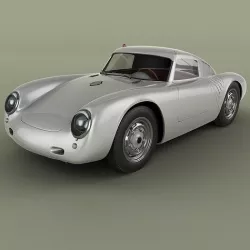 Porsche 550 A Coupe 3D model