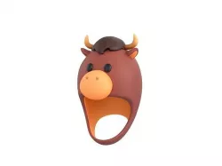 Prop067 Bull Hat 3D model