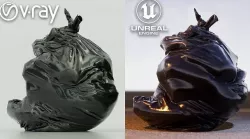 Realistic Low Poly Trash Bag Low-poly 3D model
