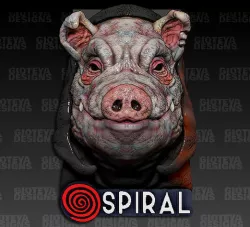 SAW SPIRAL From the Book of SAW Pig Mask  3D model