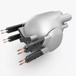 Sci-Fi Drone Game Ready Low-poly 3D model