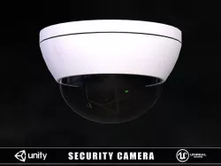 Security Camera Low-poly 3D model