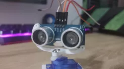 Sonar HC-SR04 mount for servo