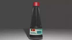 Soy sauce bottle 3D model