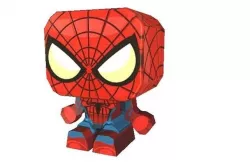 Spider Man Cut Out Low-poly 3D model