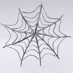 Spider web cartoon 3d model  3D model