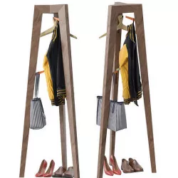 STORK Coat Rack 3D model