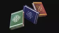 Stylized Books Low-poly 3D model