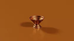 The Antique Copper Barbeque 3D model
