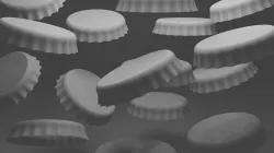 This is a coke cane 3D model