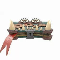 Toothy Book Under Lock Low-poly 3D model