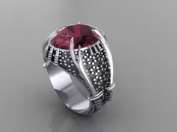 Turkish gents Ring 3D model